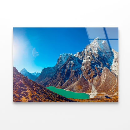 Amazing Mountains on the Way in Nepal Acrylic Glass Print Tempered Glass Wall Art 100% Made in Australia Ready to Hang