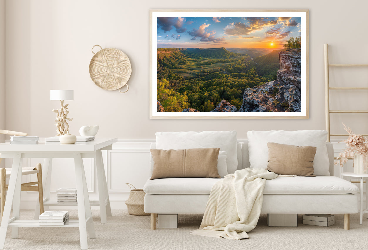 Trees and Hills, Sky View Home Decor Premium Quality Poster Print Choose Your Sizes