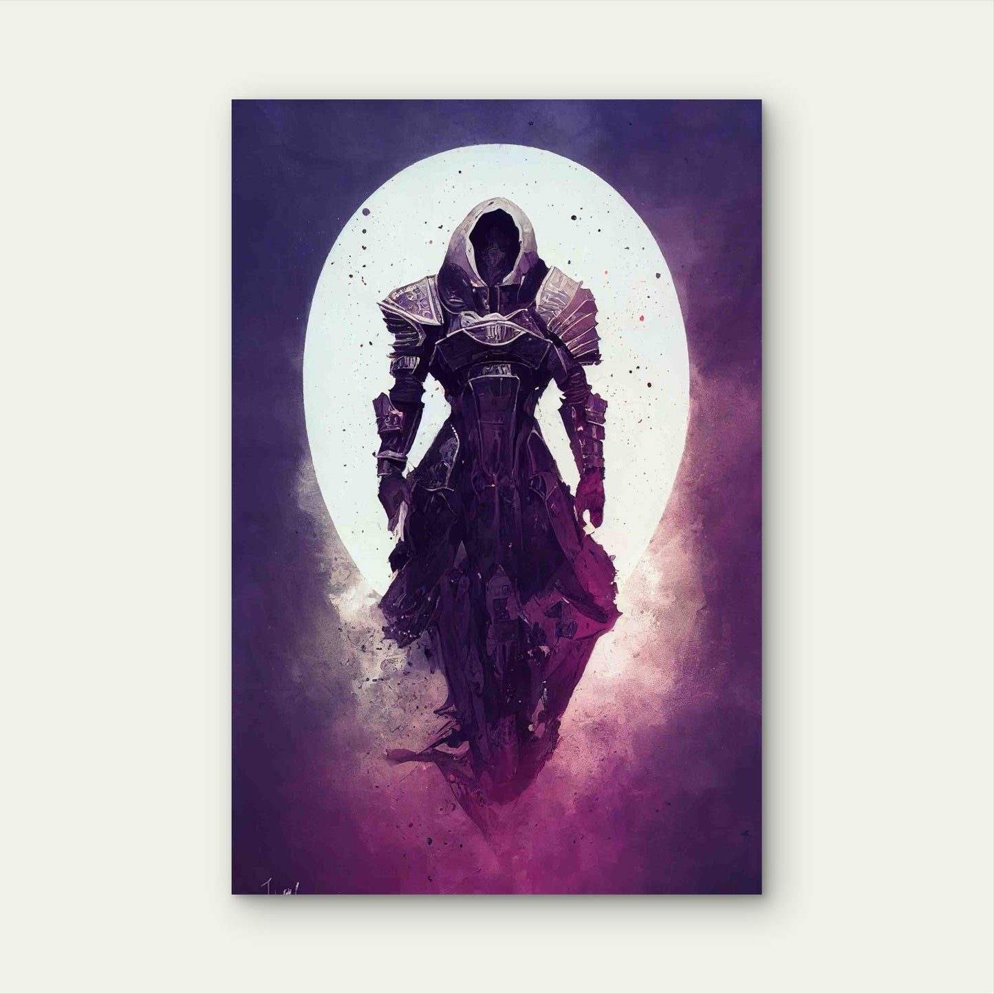 Destiny 2 Hunter 60x90cm Metal Print Ready to Hang