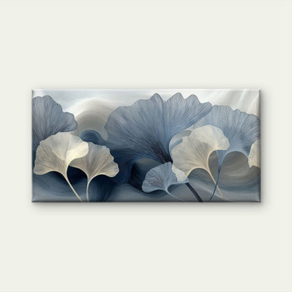 Jacobean Design & Silver Line Wall Art Canvas Office Home Room Framed 120x60cm