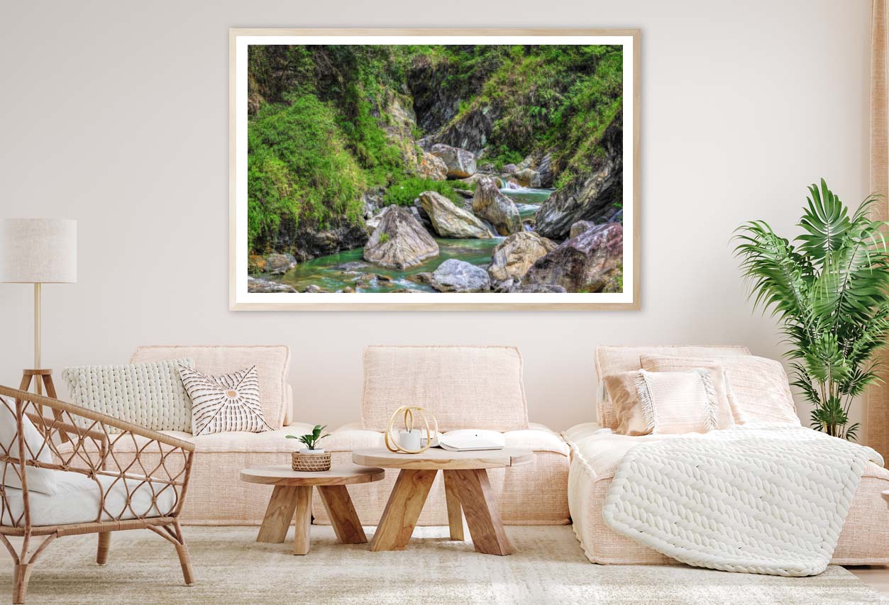 River Canyon in Taroko National Park Hualien Taiwan Home Decor Premium Quality Poster Print Choose Your Sizes