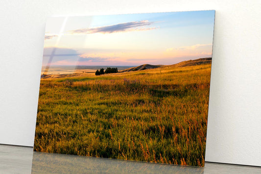 Sunset in South Dakota Acrylic Glass Print Tempered Glass Wall Art 100% Made in Australia Ready to Hang