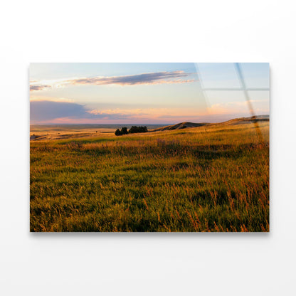 Sunset in South Dakota Acrylic Glass Print Tempered Glass Wall Art 100% Made in Australia Ready to Hang