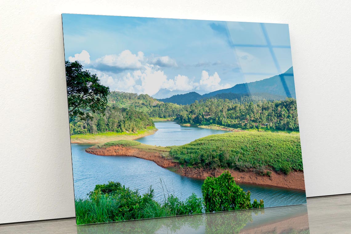 Banasura Sagar Dam Wayanad Kerala India Acrylic Glass Print Tempered Glass Wall Art 100% Made in Australia Ready to Hang