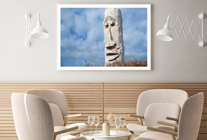 Driftwood Totem on Dunes at Ohope, Bay Off Plenty, New Zealand Home Decor Premium Quality Poster Print Choose Your Sizes - Bella Home Decor