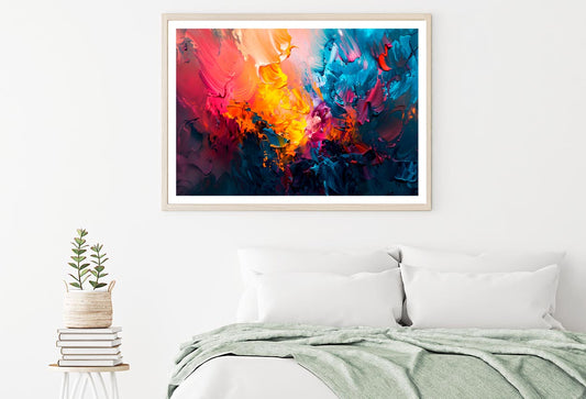 Colorful Abstract Painting Home Decor Premium Quality Poster Print Choose Your Sizes