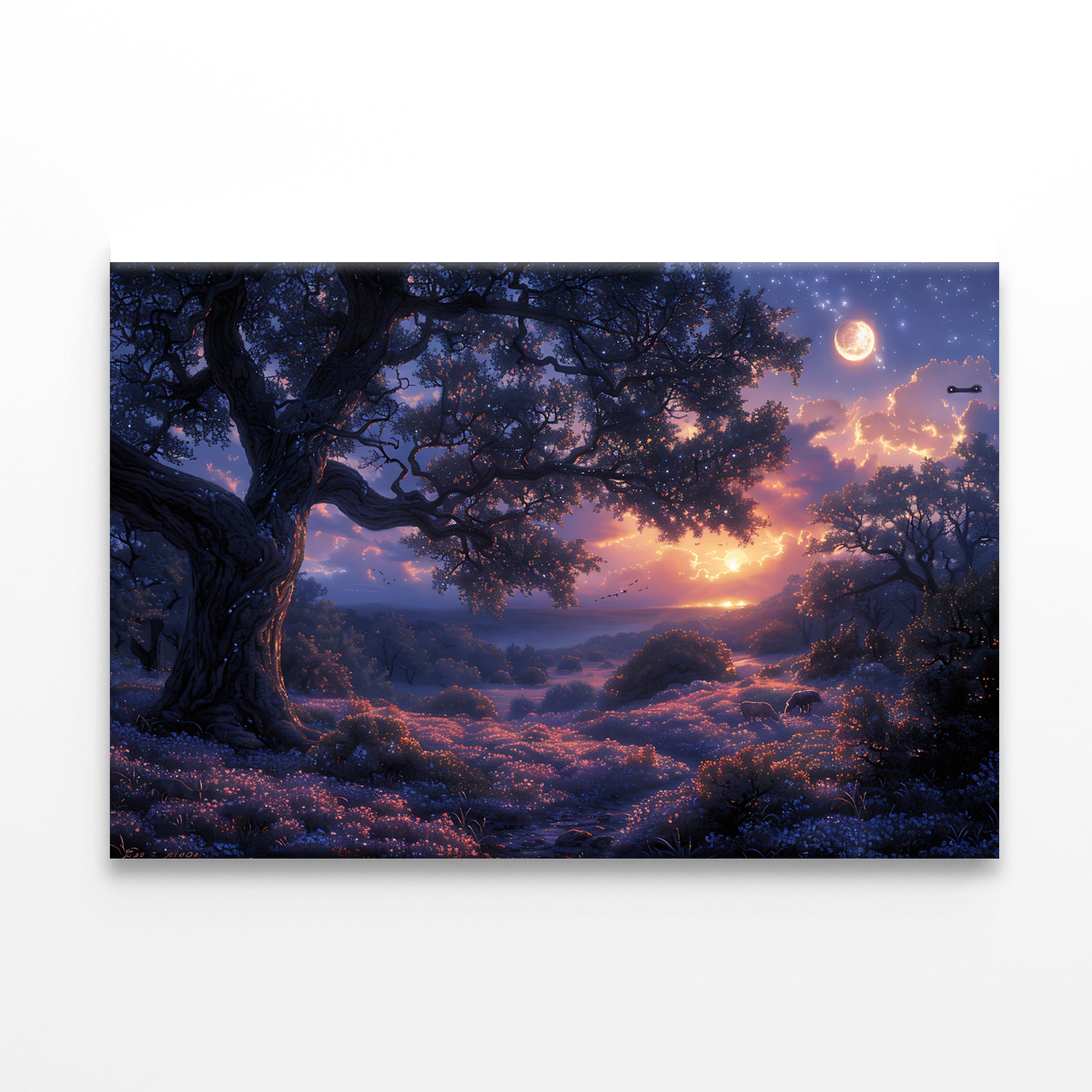 Sunset over the Mountains Print 100% Australian Made - Bella Home Decor