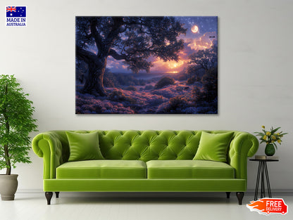 Sunset over the Mountains Print 100% Australian Made - Bella Home Decor