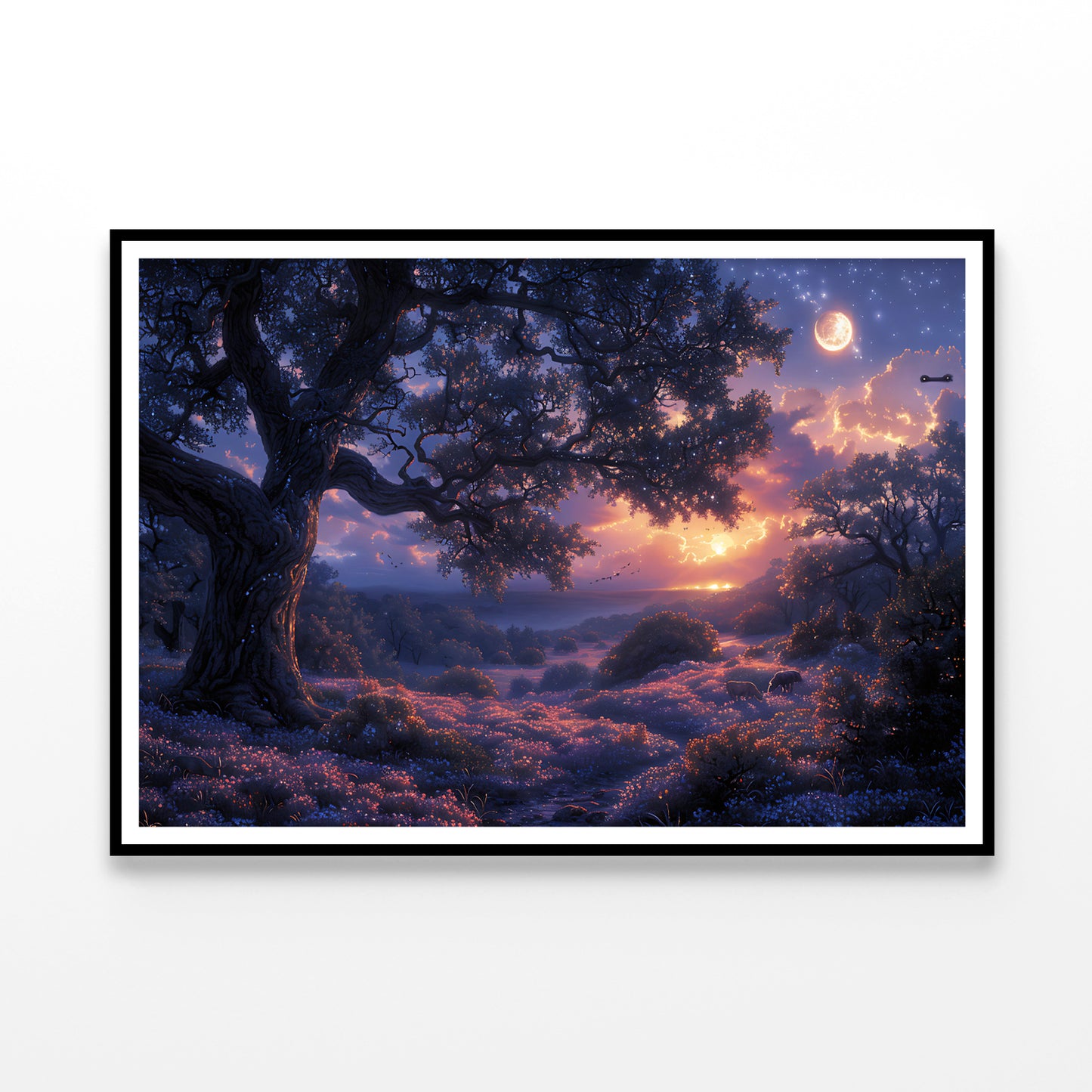 Sunset over the Mountains Home Decor Premium Quality Poster Print Choose Your Sizes