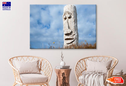 Driftwood Totem on Dunes at Ohope, Bay Off Plenty, New Zealand Wall Art Decor 100% Australian Made - Bella Home Decor