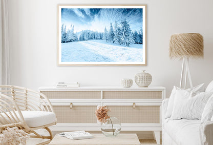 Winter Tree In Snow Home Decor Premium Quality Poster Print Choose Your Sizes