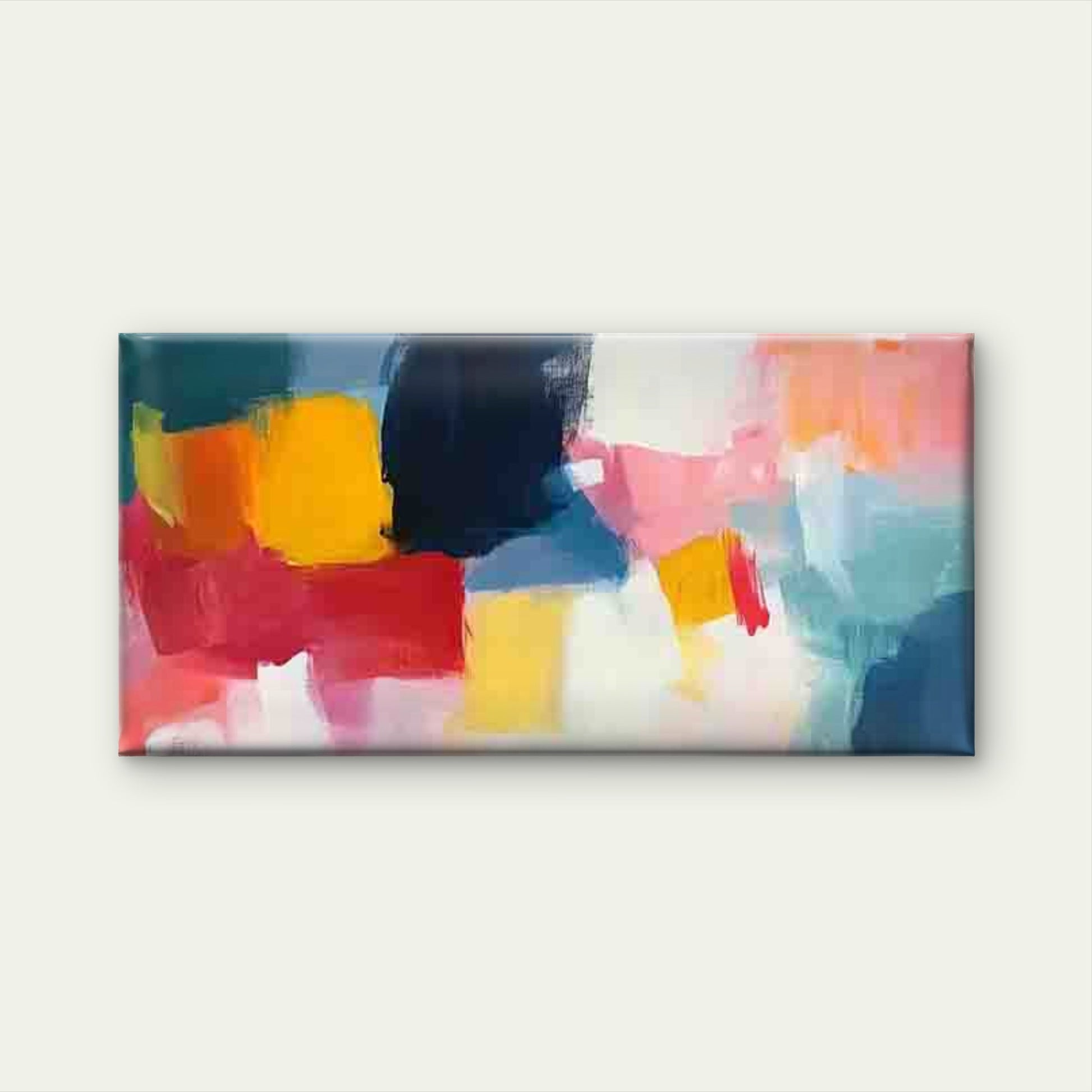 Abstract Colorful Design Wall Art Canvas Office Home Room Framed 120x60cm - Bella Home Decor