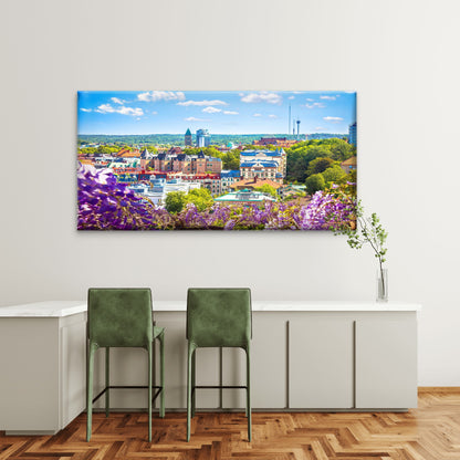 Sweden City Skyline Wall Art Canvas Office Home Room Framed 120x60cm
