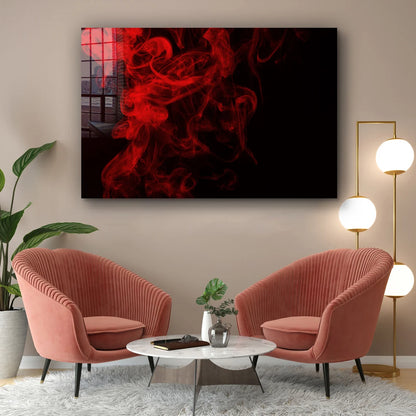 Red Cloud Abstract UV Direct Aluminum Print Australian Made Quality