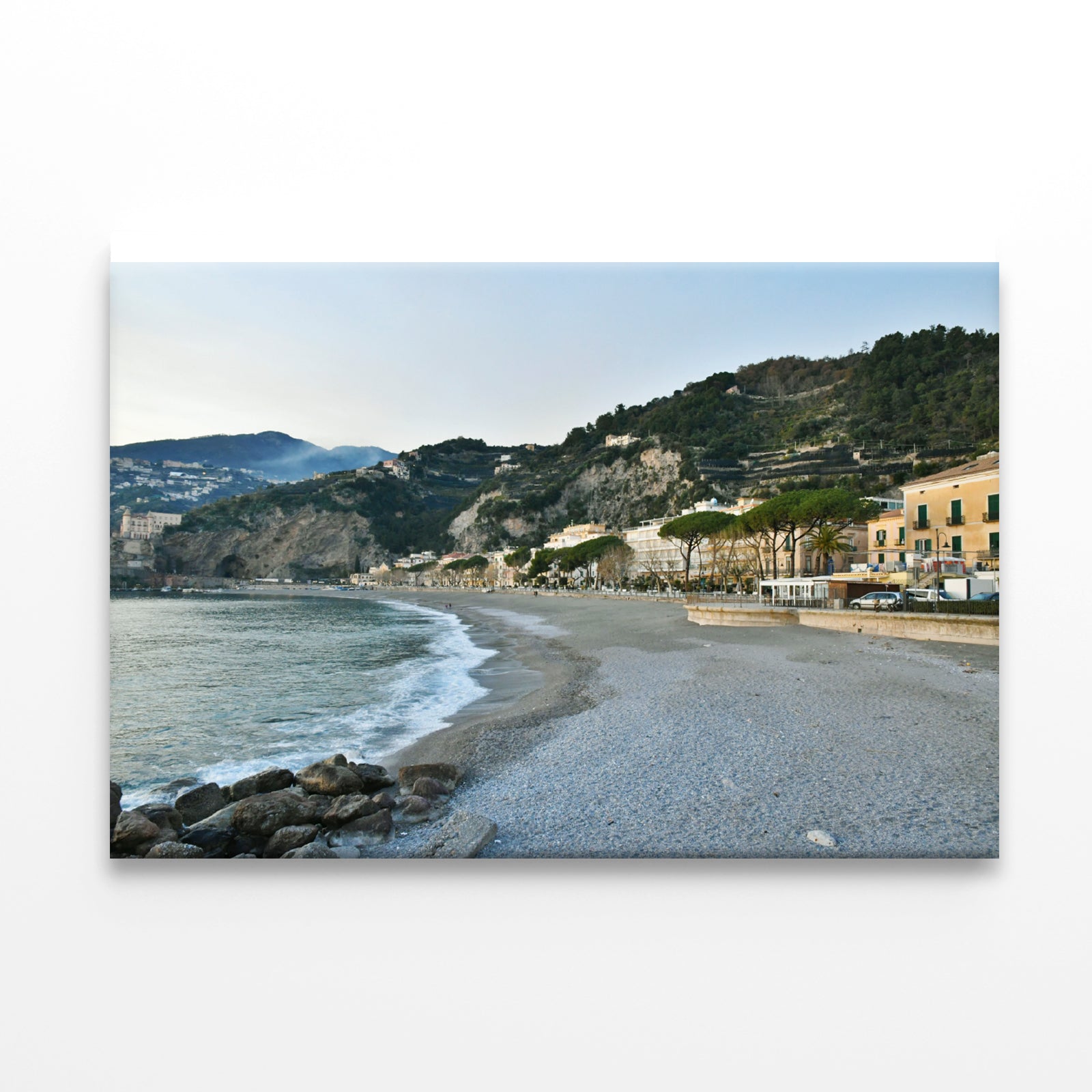 Green Mountains of Amalfi Coast Print 100% Australian Made - Bella Home Decor