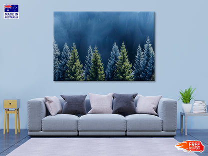 Forest Of Pine Trees Print 100% Australian Made - Bella Home Decor