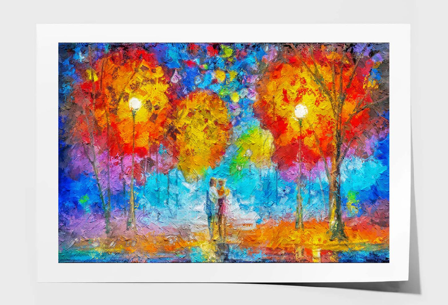 Painting Lovers In Dream Forest Of Love Wall Art Limited Edition High Quality Print