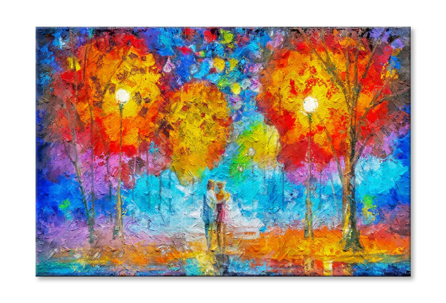 Painting Lovers In Dream Forest Of Love Wall Art Limited Edition High Quality Print