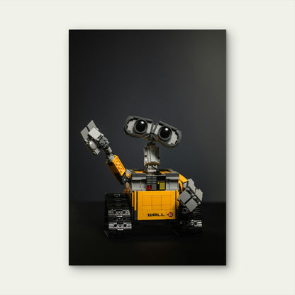 LEGO Ideas Pixar WALL-E Set 40x60cm Metal Print Ready to Hang