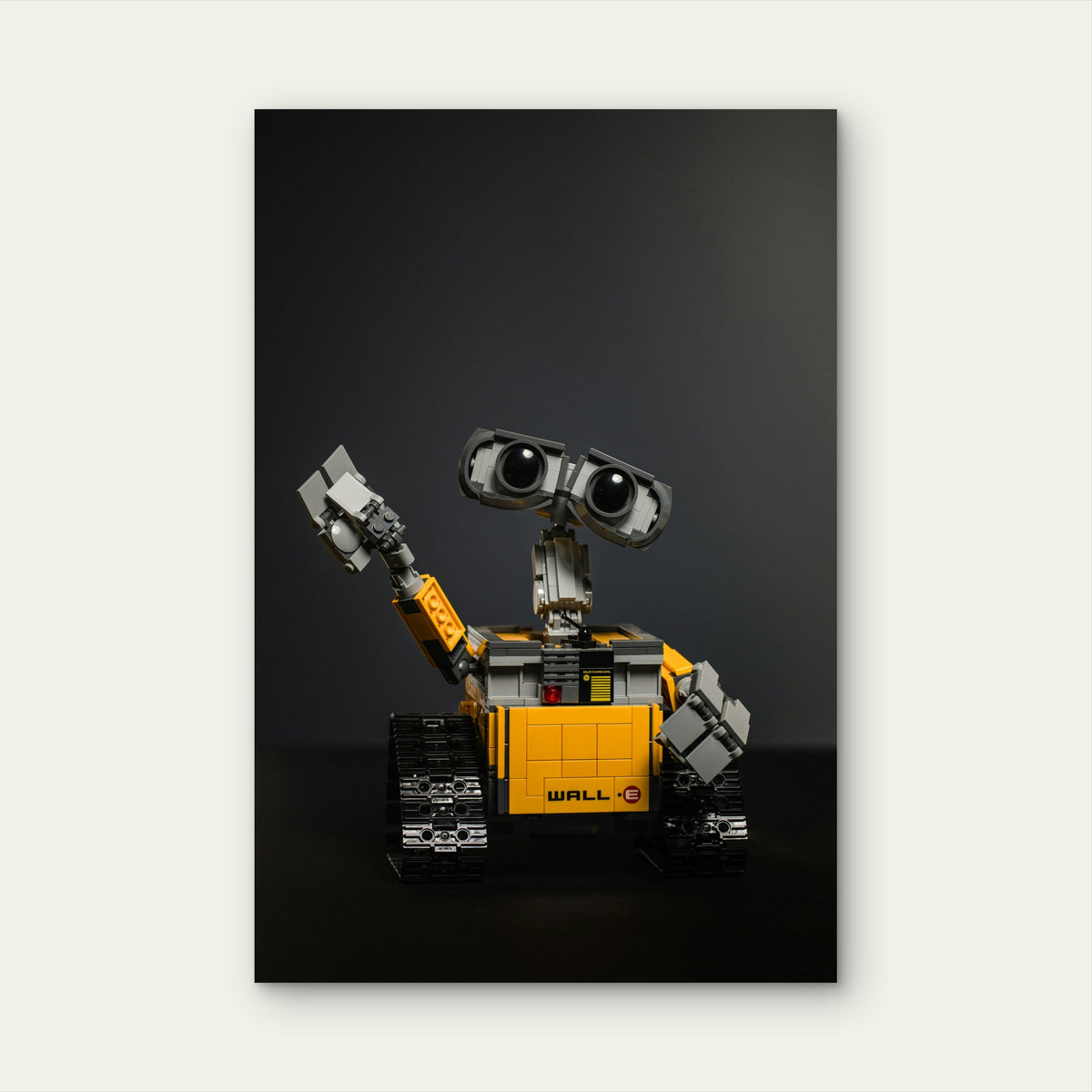 LEGO Ideas Pixar WALL-E Set 60x90cm Metal Print Ready to Hang