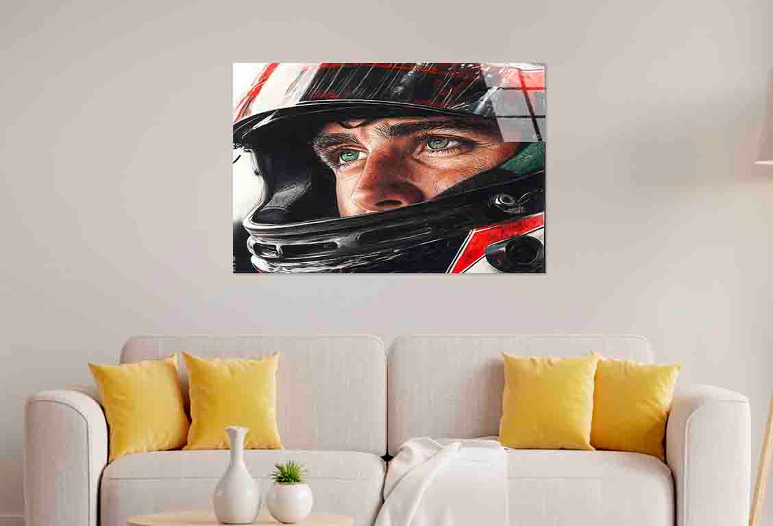 Edgy Speed Track Close Tempered Glass Printing Wall Art Australian Made Quality