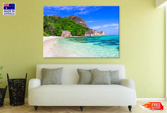 Tropical Beach & Seychelles Print 100% Australian Made