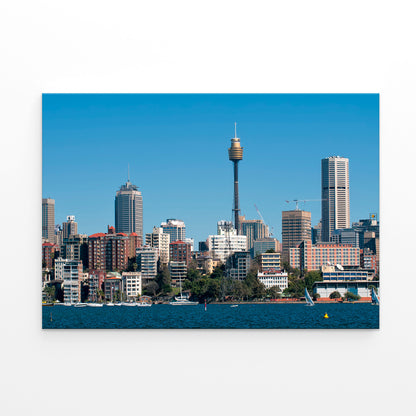 Sydney Tower New South Wales Harbor Cityscape Wall Art Decor 100% Australian Made