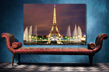 Eiffel Tower Paris UV Direct Aluminum Print Australian Made Quality