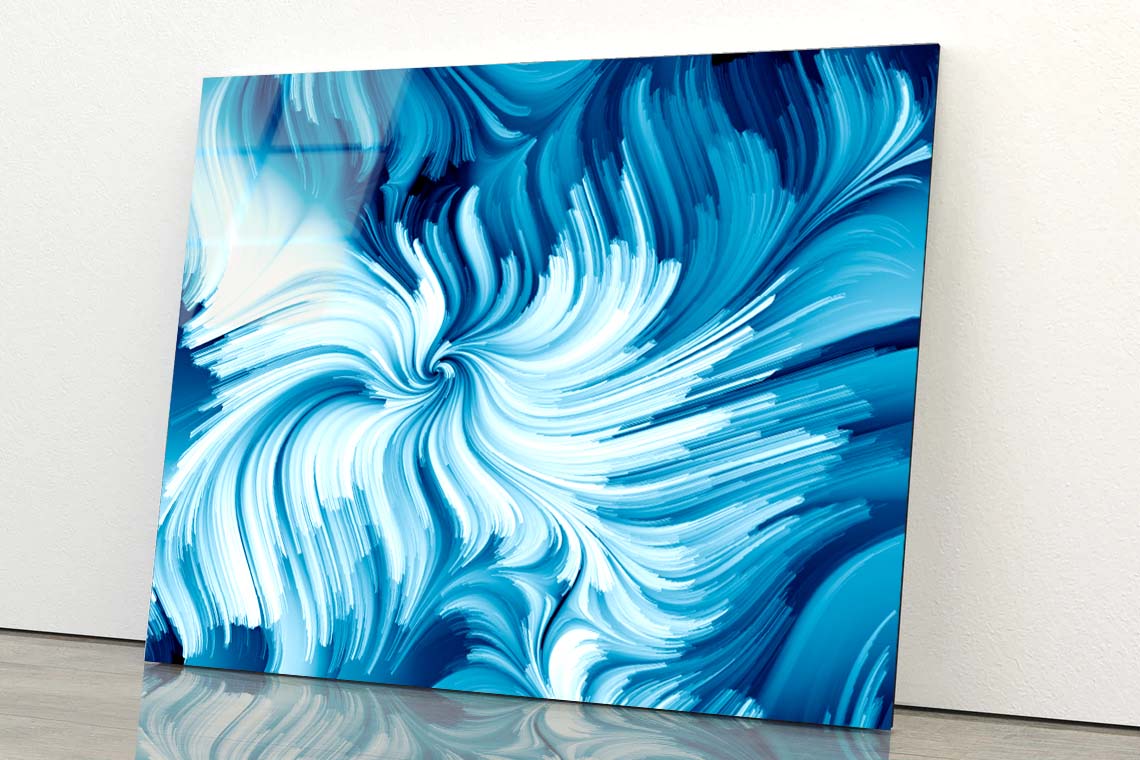 Advance of Paint Flow Acrylic Glass Print Tempered Glass Wall Art 100% Made in Australia Ready to Hang