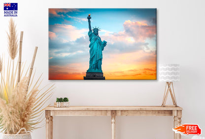 Statue Of Liberty In New York, USA Wall Art Decor 100% Australian Made