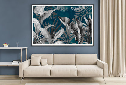 Tropical Leaves Style Home Decor Premium Quality Poster Print Choose Your Sizes