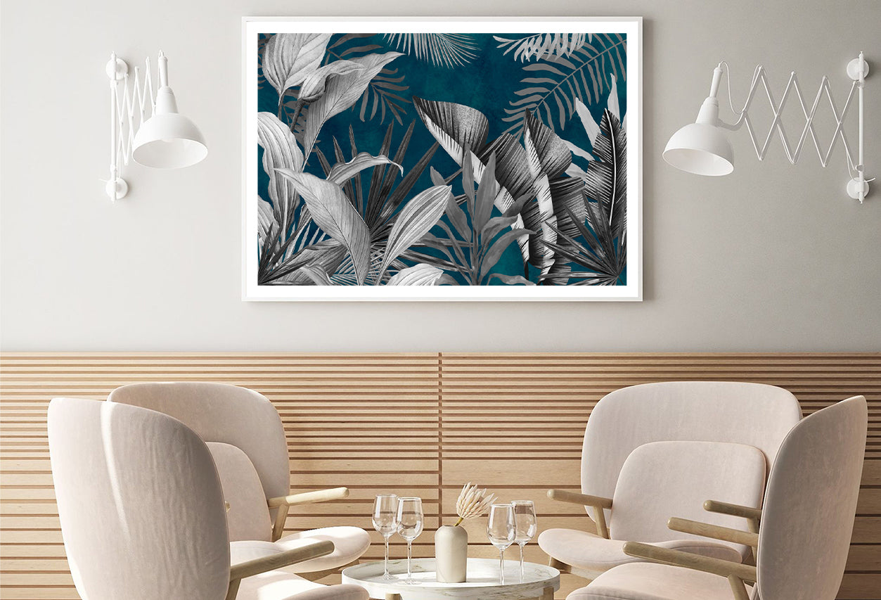 Tropical Leaves Style Home Decor Premium Quality Poster Print Choose Your Sizes