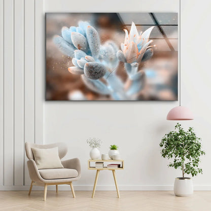 Flower View Photograph UV Direct Aluminum Print Australian Made Quality