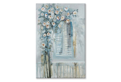 Scenery Art, Spring Flowers, Windows Wall Art Limited Edition High Quality Print