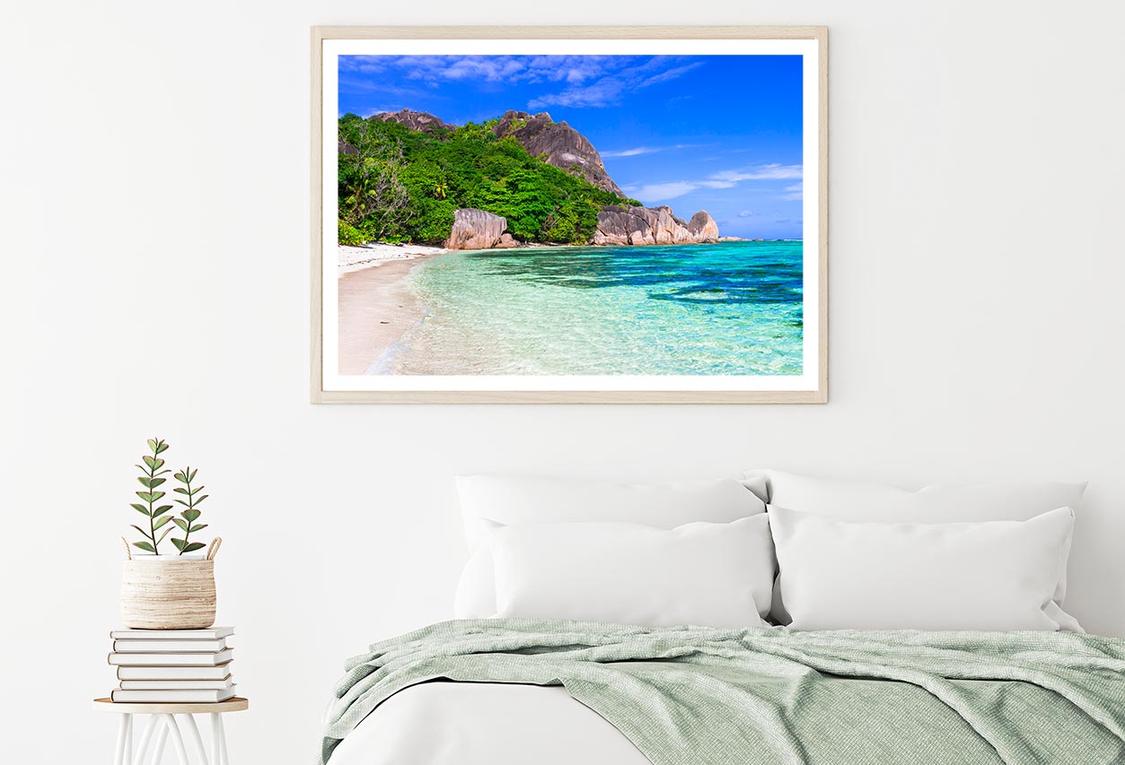 Tropical Beach & Seychelles Home Decor Premium Quality Poster Print Choose Your Sizes