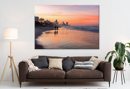Gold Coast Queensland Sunset Wall Art Decor 100% Australian Made
