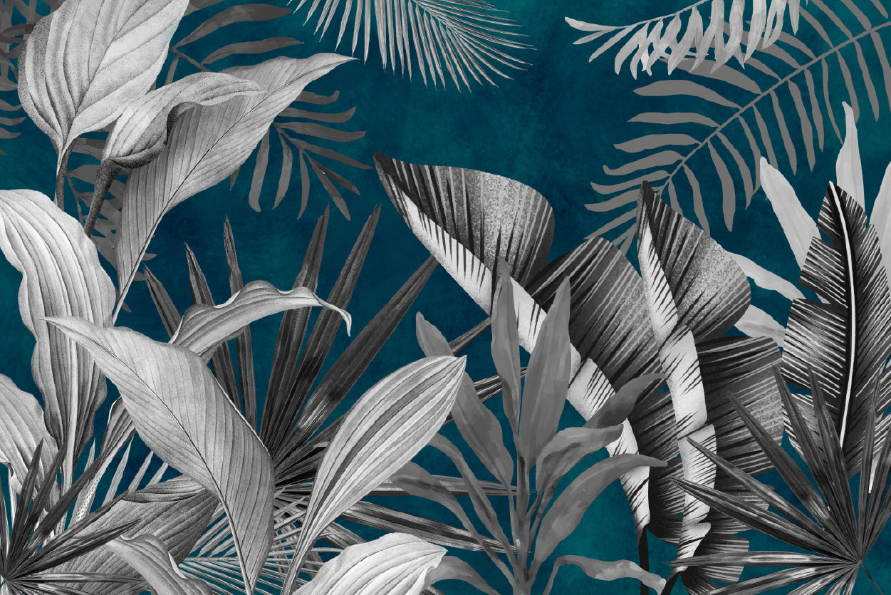 Tropical Leaves Style Home Decor Premium Quality Poster Print Choose Your Sizes