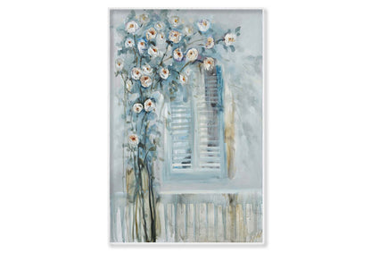 Scenery Art, Spring Flowers, Windows Wall Art Limited Edition High Quality Print