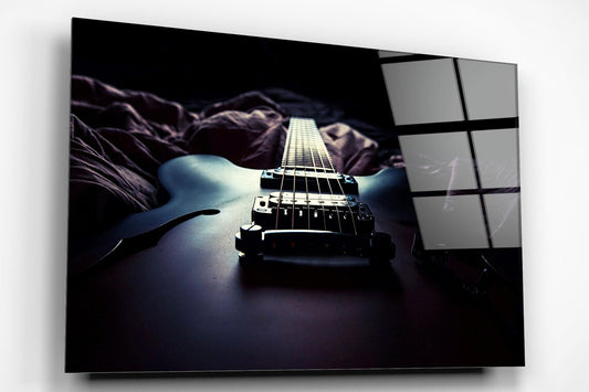 Guitar Closeup Acrylic Glass Print Tempered Glass Wall Art 100% Made in Australia Ready to Hang