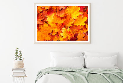 Autumn Orange Leaves Home Decor Premium Quality Poster Print Choose Your Sizes