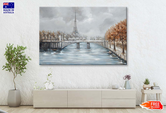 A City France, Paris, Eiffel Tower Wall Art Limited Edition High Quality Print