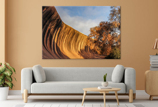 Wave Rock Western Australia Hyden Outback Wall Art Decor 100% Australian Made