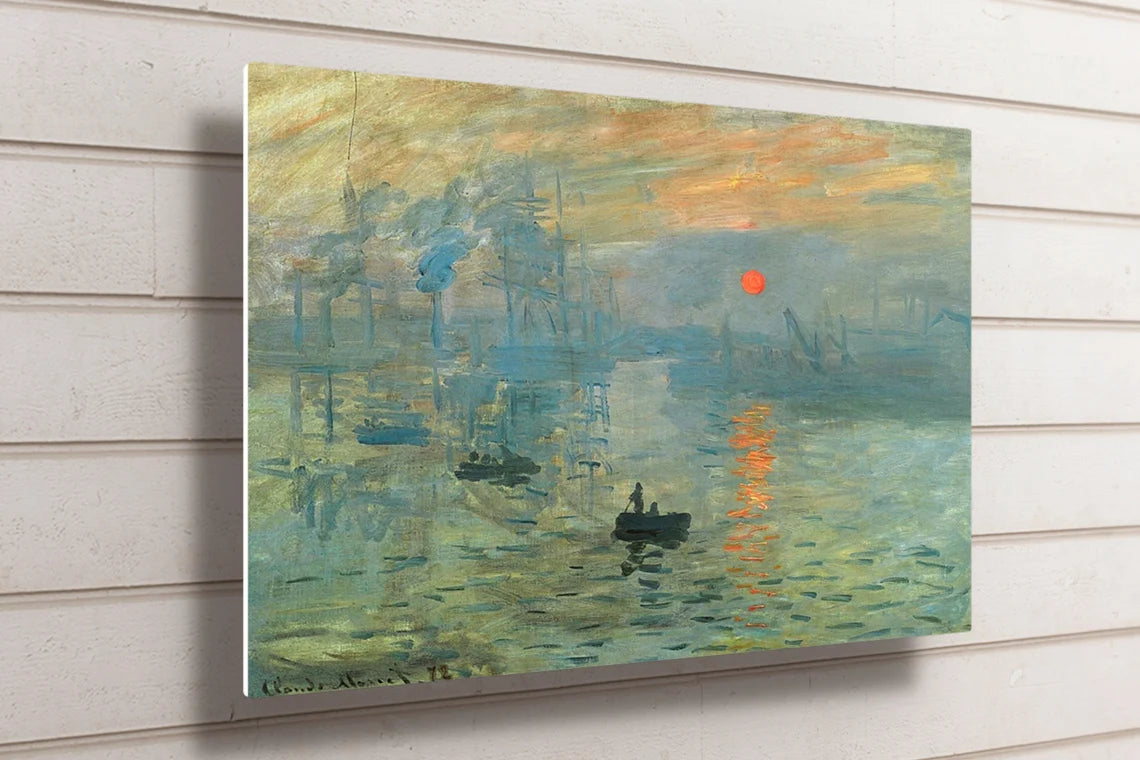 Claude Monet, Impression Sunrise UV Direct Aluminum Print Australian Made Quality