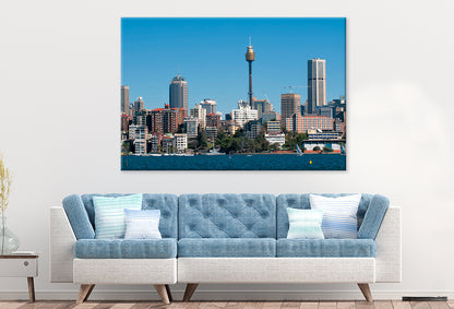 Sydney Tower New South Wales Harbor Cityscape Wall Art Decor 100% Australian Made