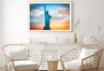 Statue Of Liberty In New York, USA Home Decor Premium Quality Poster Print Choose Your Sizes