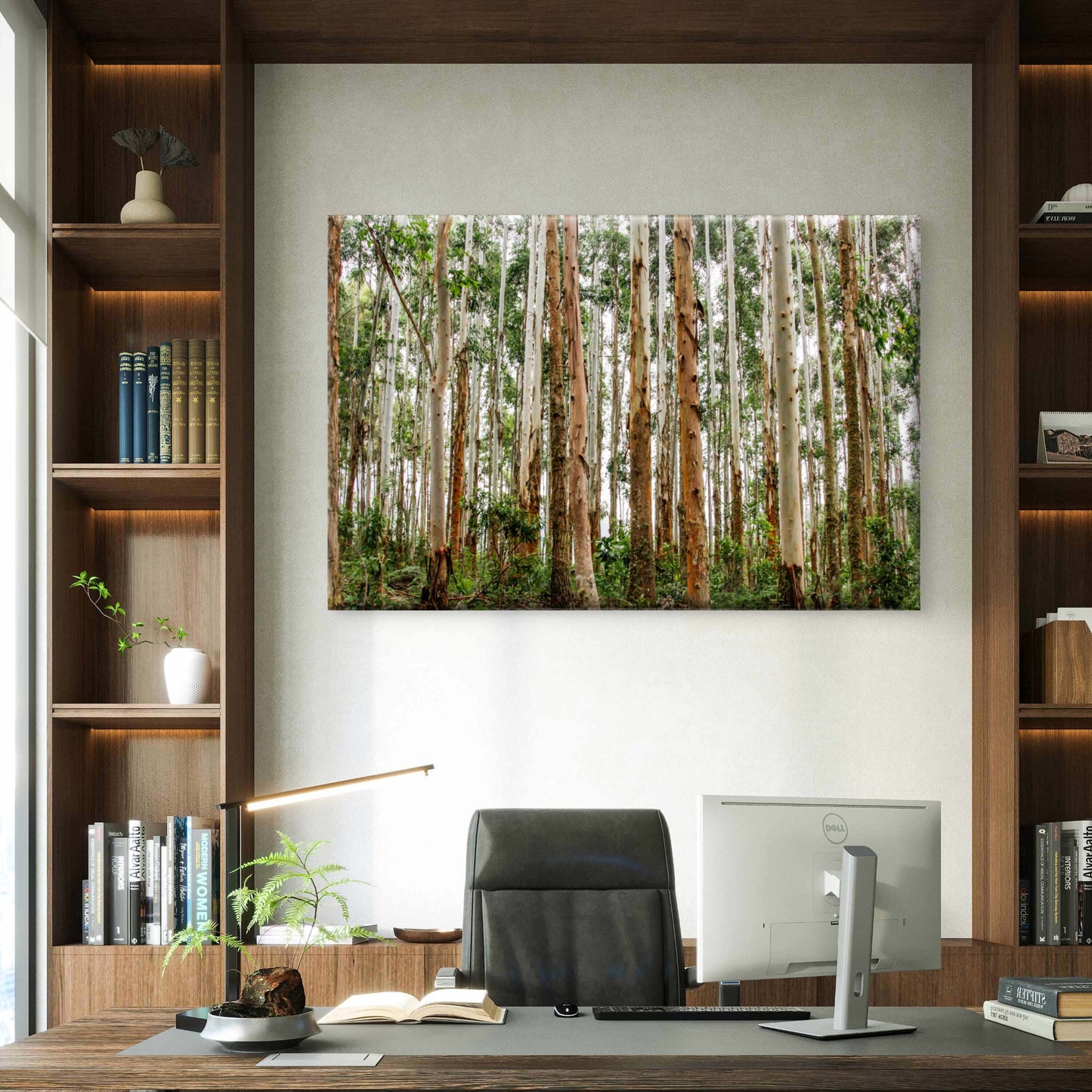 Brazilian Forest Eucalyptus Trees Wall Art Decor 100% Australian Made
