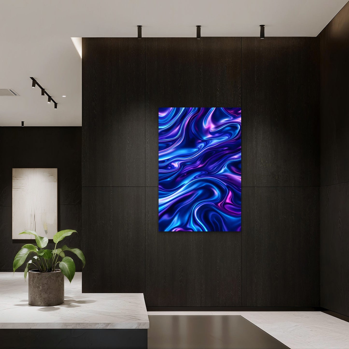 Liquid Prism 40x60cm Metal Print Ready to Hang - Bella Home Decor