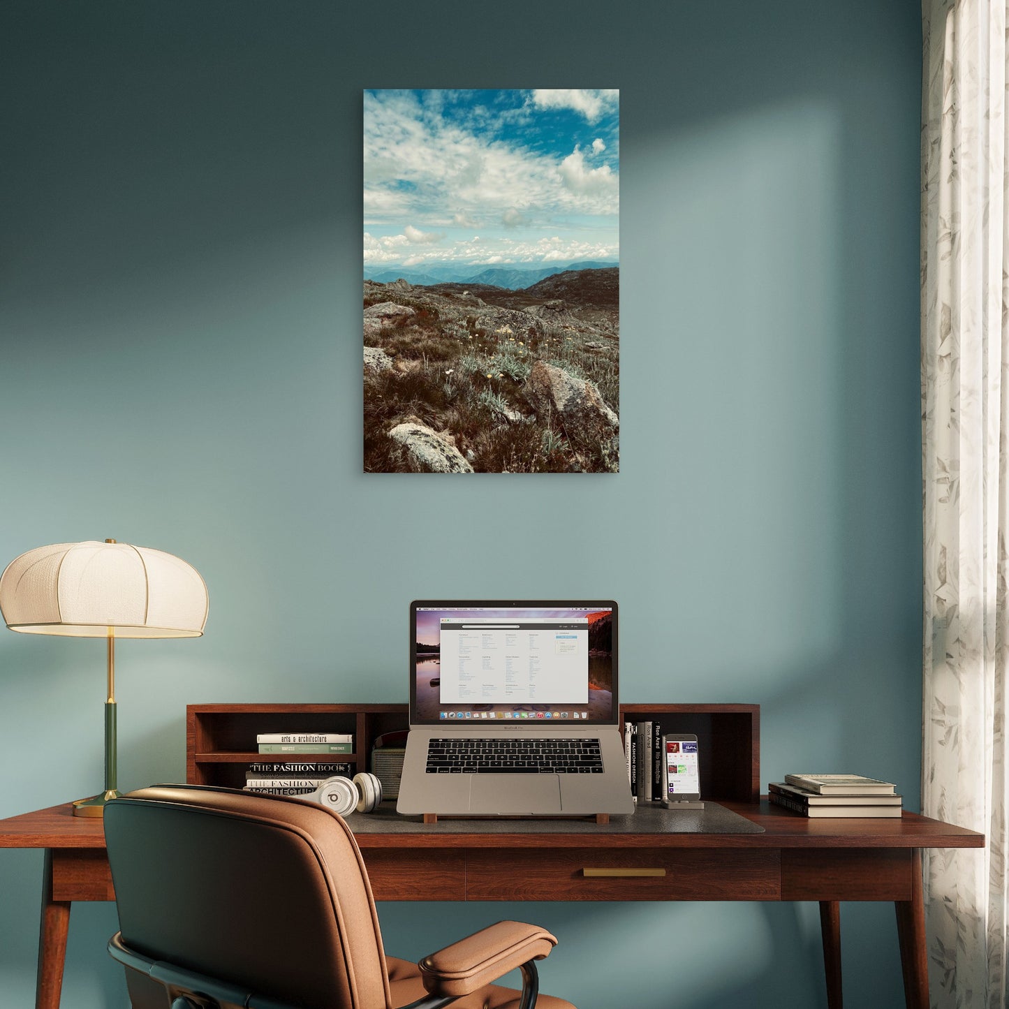 Mount Kosciuszko Snowy Mountains Australia 40x60cm Metal Print Ready to Hang