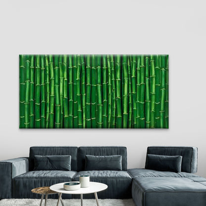 Zen Botanical Landscape, Retro Wall Art Canvas Office Home Room Framed 120x60cm