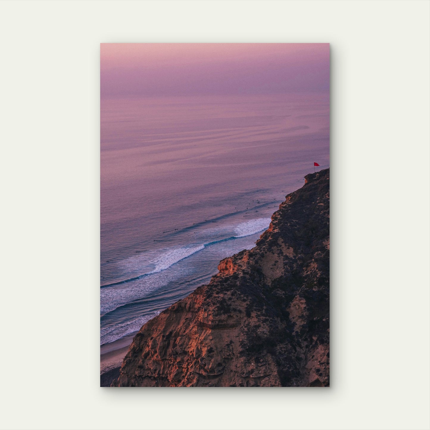 Torrey Pines State Natural Reserve In San Diego California 40x60cm Metal Print Ready to Hang